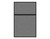 Portable and Acoustic Partition Hush Panel Configurable Cubicle Partition 4' x 6' Cloud Gray Woven Fabric Black Trim