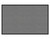Portable and Acoustic Partition Hush Panel Configurable Cubicle Partition 6' x 4' Cloud Gray Woven Fabric Black Trim