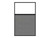 Portable and Acoustic Partition Hush Panel Configurable Cubicle Partition 3' x 6' W/ Window Cloud Gray Woven Fabric Frosted Window Black Trim