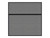Portable and Acoustic Partition Hush Panel Configurable Cubicle Partition 6' x 6' Cloud Gray Woven Fabric Black Trim