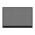 Configurable Acoustic Cubicle Partition Electric Hush Panel 6' x 4' Cloud Gray Woven Fabric Black Trim
