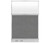 Configurable Acoustic Cubicle Partition Electric Hush Panel 4' x 6' Cloud Gray Woven Fabric Frosted Window w/ Electric Channel