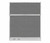 Configurable Acoustic Cubicle Partition Electric Hush Panel 5' x 6' Cloud Gray Woven Fabric Clear Window w/ Electric Channel
