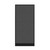 Configurable Acoustic Cubicle Partition Electric Hush Panel 3' x 6' Charcoal Gray Woven Fabric Black Trim