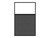 Portable and Acoustic Partition Hush Panel Configurable Cubicle Partition 3' x 6' W/ Window Charcoal Gray Woven Fabric Frosted Window Black Trim