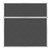 Portable and Acoustic Partition Hush Panel Configurable Cubicle Partition 6' x 6' Charcoal Gray Woven Fabric