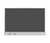 Configurable Acoustic Cubicle Partition Electric Hush Panel 6' x 4' Charcoal Gray Woven Fabric w/ Electric Channel
