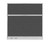 Configurable Acoustic Cubicle Partition Electric Hush Panel 6' x 6' Charcoal Gray Woven Fabric w/ Electric Channel