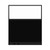 Configurable Acoustic Cubicle Partition Electric Hush Panel 5' x 6' W/Window Black Woven Fabric Clear Window Black Trim