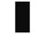 Portable and Acoustic Partition Hush Panel Configurable Cubicle Partition 3' x 6' Black Woven Fabric Black Trim