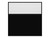 Portable and Acoustic Partition Hush Panel Configurable Cubicle Partition 6' x 6' W/ Window Black Woven Fabric Clear Fluted Window Black Trim