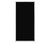 Portable and Acoustic Partition Hush Panel Configurable Cubicle Partition 3' x 6' Black Woven Fabric