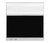 Configurable Acoustic Cubicle Partition Electric Hush Panel 6' x 6' Black Woven Fabric Clear Fluted Window w/ Electric Channel
