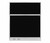 Configurable Acoustic Cubicle Partition Electric Hush Panel 5' x 6' Black Woven Fabric w/ Electric Channel