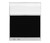 Configurable Acoustic Cubicle Partition Electric Hush Panel 5' x 6' Black Woven Fabric Clear Fluted Window w/ Electric Channel