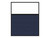 Portable and Acoustic Partition Hush Panel Configurable Cubicle Partition 5' x 6' W/ Window Navy Blue Woven Fabric Clear Window Black Trim