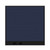 Configurable Acoustic Cubicle Partition Electric Hush Panel 4' x 4' Navy Blue Woven Fabric Black Trim