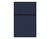 Portable and Acoustic Partition Hush Panel Configurable Cubicle Partition 4' x 6' Navy Blue Woven Fabric Black Trim