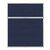 Portable and Acoustic Partition Hush Panel Configurable Cubicle Partition 5' x 6' Navy Blue Woven Fabric