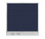 Configurable Acoustic Cubicle Partition Electric Hush Panel 4' x 4' Navy Blue Woven Fabric w/ Electric Channel