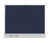 Configurable Acoustic Cubicle Partition Electric Hush Panel 5' x 4' Navy Blue Woven Fabric w/ Electric Channel