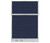 Configurable Acoustic Cubicle Partition Electric Hush Panel 4' x 6' Navy Blue Woven Fabric w/ Electric Channel