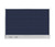 Configurable Acoustic Cubicle Partition Electric Hush Panel 6' x 4' Navy Blue Woven Fabric w/ Electric Channel