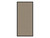Portable and Acoustic Partition Hush Panel Configurable Cubicle Partition 3' x 6' Warm Pebble Woven Fabric Black Trim