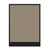Configurable Acoustic Cubicle Partition Electric Hush Panel 3' x 4' Warm Pebble Woven Fabric Black Trim