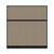 Configurable Acoustic Cubicle Partition Electric Hush Panel 6' x 6' Warm Pebble Woven Fabric Black Trim