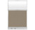 Configurable Acoustic Cubicle Partition Electric Hush Panel 4' x 6' W/ Window Warm Pebble Woven Fabric Frosted Window W/ Electric Channel