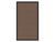 Portable and Acoustic Partition Hush Panel Configurable Cubicle Partition 2' x 4' Mocha Woven Fabric Black Trim