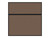 Portable and Acoustic Partition Hush Panel Configurable Cubicle Partition 6' x 6' Mocha Woven Fabric Black Trim