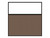 Portable and Acoustic Partition Hush Panel Configurable Cubicle Partition 6' x 6' W/ Window Mocha Woven Fabric Frosted Window Black Trim