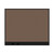 Configurable Acoustic Cubicle Partition Electric Hush Panel 5' x 4' Mocha Woven Fabric Black Trim