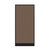 Configurable Acoustic Cubicle Partition Electric Hush Panel 3' x 6' Mocha Woven Fabric Black Trim