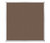 Portable and Acoustic Partition Hush Panel Configurable Cubicle Partition 4' x 4' Mocha Woven Fabric