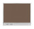 Configurable Acoustic Cubicle Partition Electric Hush Panel 5' x 4' Mocha Woven Fabric W/ Electric Channel