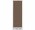 Configurable Acoustic Cubicle Partition Electric Hush Panel 2' x 6' Mocha Woven Fabric W/ Electric Channel