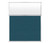 Portable and Acoustic Partition Hush Panel Configurable Cubicle Partition 5' x 6' W/ Window Caribbean Woven Fabric Frosted Window