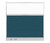 Configurable Acoustic Cubicle Partition Electric Hush Panel 6' x 6' W/ Window Caribbean Woven Fabric Clear Window W/ Electric Channel