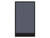 Configurable Acoustic Cubicle Partition Electric Hush Panel 2' x 4' Ocean Woven Fabric Black Trim