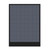 Configurable Acoustic Cubicle Partition Electric Hush Panel 3' x 4' Ocean Woven Fabric Black Trim
