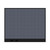 Configurable Acoustic Cubicle Partition Electric Hush Panel 5' x 4' Ocean Woven Fabric Black Trim