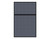 Portable and Acoustic Partition Hush Panel Configurable Cubicle Partition 4' x 6' Ocean Woven Fabric Black Trim