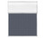 Portable and Acoustic Partition Hush Panel Configurable Cubicle Partition 5' x 6' W/ Window Ocean Woven Fabric Clear Fluted Window