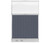 Configurable Acoustic Cubicle Partition Electric Hush Panel 4' x 6' Ocean Woven Fabric Clear Fluted Window w/ Electric Channel