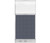 Configurable Acoustic Cubicle Partition Electric Hush Panel 3' x 6' Ocean Woven Fabric Clear Fluted Window w/ Electric Channel