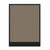 Configurable Acoustic Cubicle Partition Electric Hush Panel 3' x 4' Slate Woven Fabric Black Trim