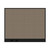 Configurable Acoustic Cubicle Partition Electric Hush Panel 5' x 4' Slate Woven Fabric Black Trim